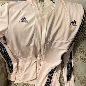 Adidas, Men’s Tiro 19, Beige Track Athletic Jacket and joggers, Size S
